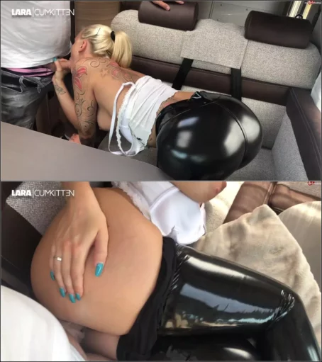 Lara-CumKitten - FICK DRIVE IN AN DER A1 - Spritz meinen Leggings Arsch voll [FullHD 1080p] (MDH)
