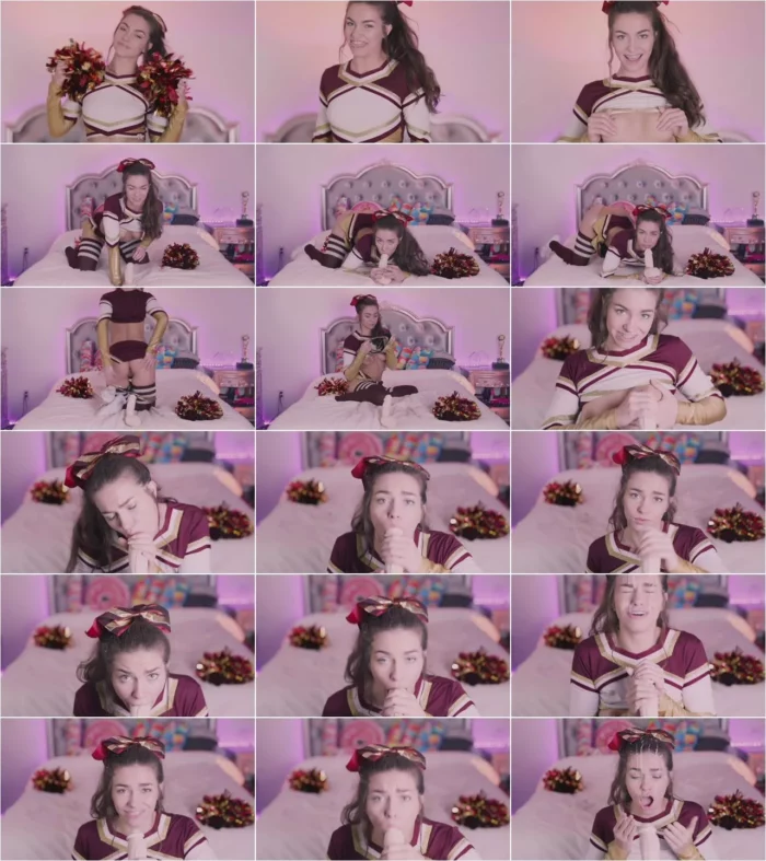 Chroniclove69 - Cheerleader With Braces Gets Huge Facial [FullHD 1080p] (Dildo)