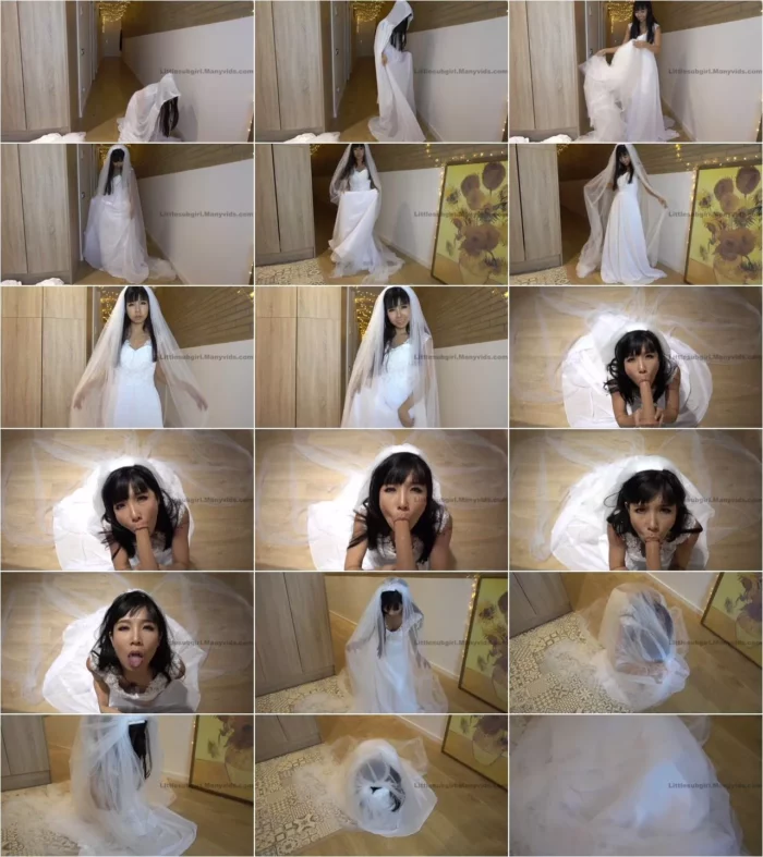 Littlesubgirl - Vampire Bride Blowjob & Swallow Cum [UltraHD/4K 2160p] (Dildo)