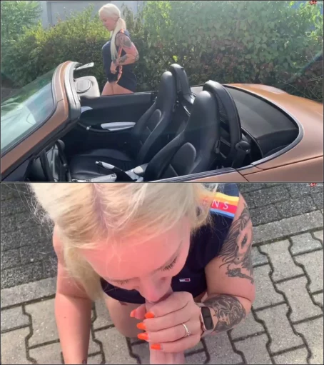 devil-sophie - Sugardaddy - Tiefe nasse Blowjob Eskalation bei der Proberfahrt [FullHD 1080p] (MDH)