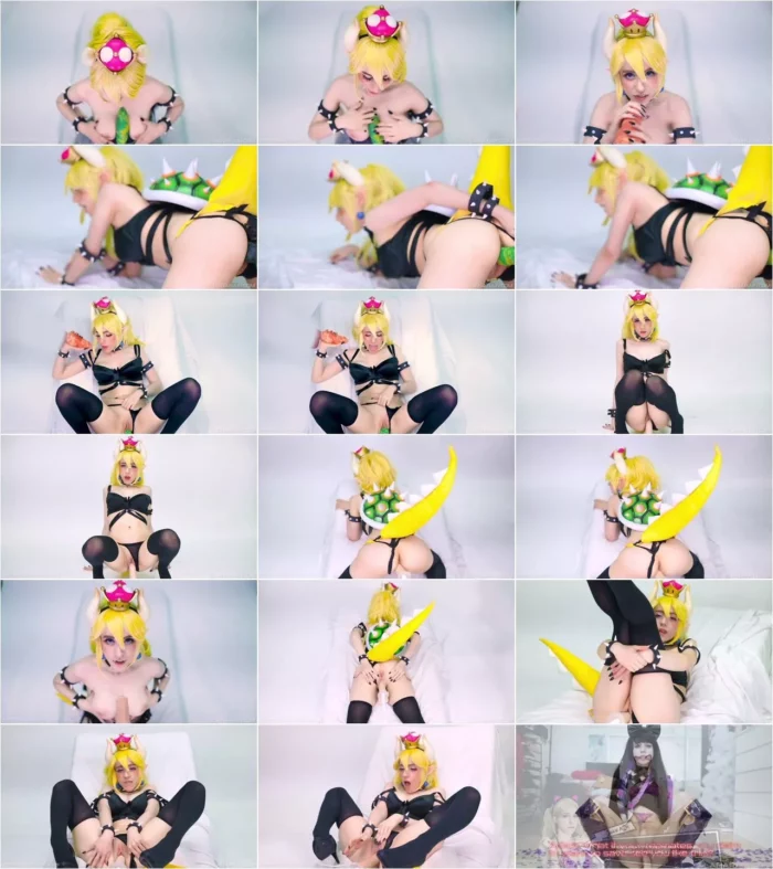 Lana Rain - Bowsette: The Princess in Another Castle (10.10.2019) [FullHD 1080p] (Dildo, Gangbangs, Cosplay, Role Play, Creampie)