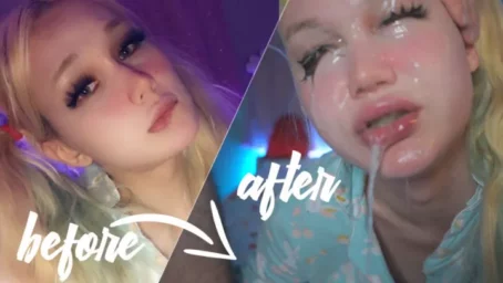 Blondelashes19 - FaceFuck CutiePie [ThroatPie [FullHD 1080p] (Transsexual)