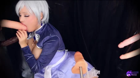 Hidori - Weiss Schnee gangbang + Grimm cock [FullHD 1080p] (Dildo)