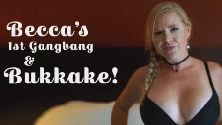 TexxxasBukkake - MilfBecca 1st Bukkake Gangbang [HD 720p] (Bukkake)