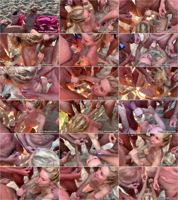 Elisa Dreams - Sex Challenge - Masturbation and Sperm Showers on the beach (39 guys) [FullHD 1080p] (Elisa-Dreams)