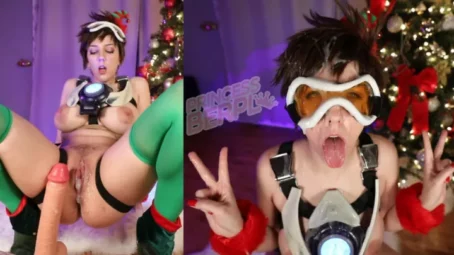 princessberpl - Tracer Gets Stuffed (18.12.2019) [FullHD 1080p] (Dildo)