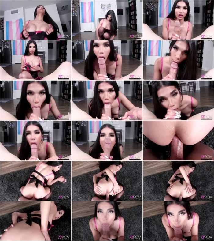 Talia Taylor - Stunning Trans Beauty Is The Perfect BJ Queen [HD 720p] (TSPOV)