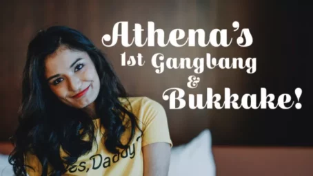 TexxxasBukkake - Athena's 1st Gangbang & Bukkake (11.01.2020) [HD 720p] (Gangbang)