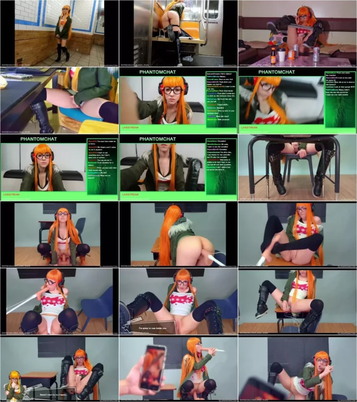 Lana Rain - Futaba Sakura: Enter the Persona (14.01.2020) [FullHD 1080p] (Dildo)