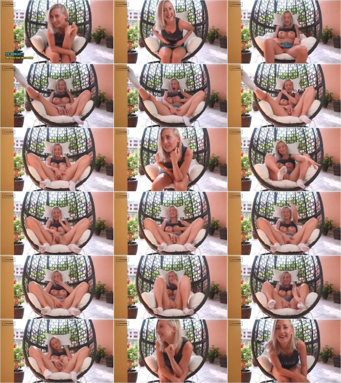 Leonie-pur - Dreist auf der Terrasse zum Orgasmus gefingert! Mit meinem Nachbar nebenan! [FullHD 1080p] (MDH)