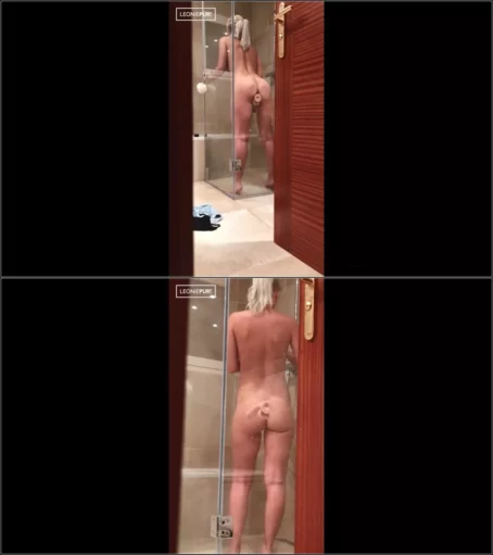 Leonie-pur - Was zur Holle!! Perverser filmt mich heimlich unter der Hoteldusche! [FullHD 1080p] (MDH)