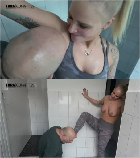 Lara-CumKitten - Total verschwitzt - LECK UND RIECH meine ungewaschenen Locher [FullHD 1080p] (MDH)