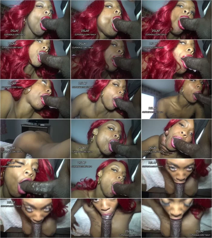 Dick Sucking Lips And Facials - DSLAF - College Chick Dolled Up With Red Lips Part 2 [FullHD 1080p] (Clip4Sale)