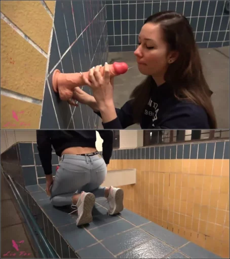 Lia-Fox - XXL Mutprobe! Riesendildo an S-Bahnhof gefickt! [FullHD 1080p] (MDH)