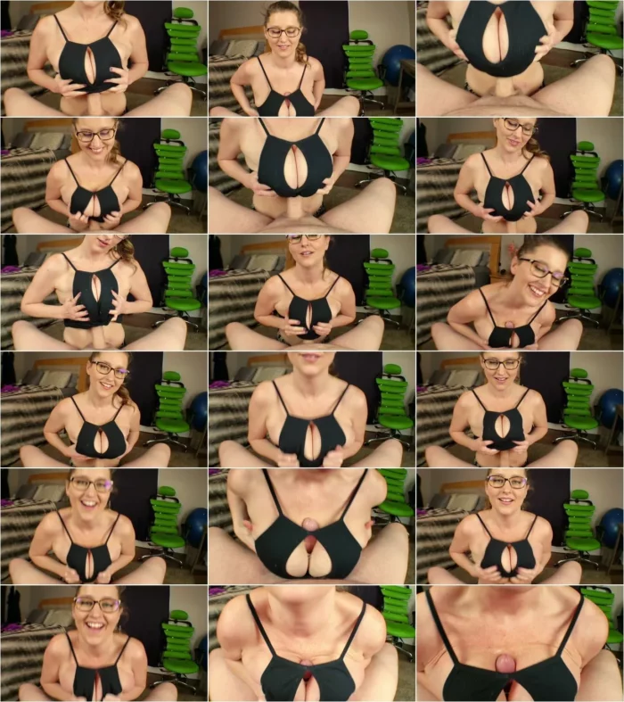 KCupQueen - Keyhole Shirt BG Tittyfuck with JOI [FullHD 1080p] (Big Tits)