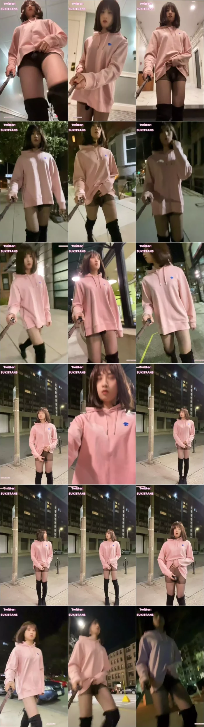 Suki TRANS - No Bottom Dick-out Walking Cumshot [UltraHD/2K 1920p] (Trans)