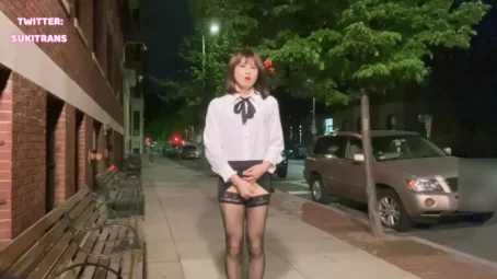 Suki TRANS - OL Style Outdoor Flash Cumshot (25.05.2020) [FullHD 1080p] (Trans)