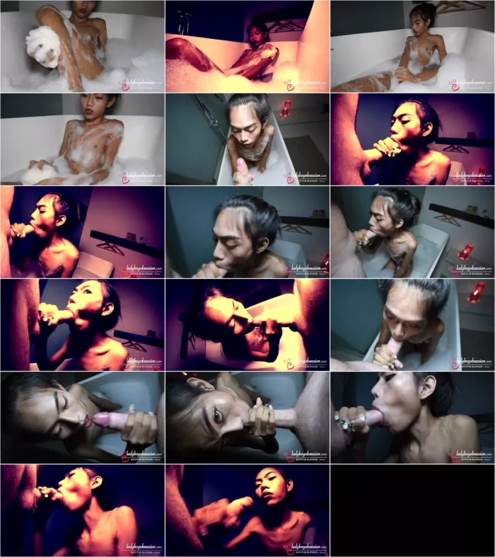Venus - Skinny Bathtub Blowjob [FullHD 1080p] (LadyboyObsession)
