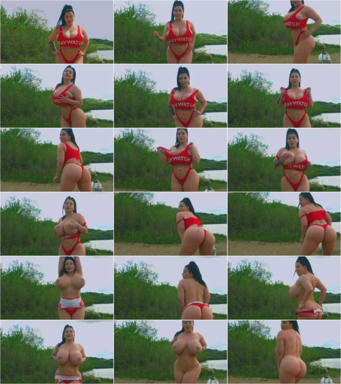 Goddess - Baywatch JOI on the beach (27.05.2020) [FullHD 1080p] (Big Tits)