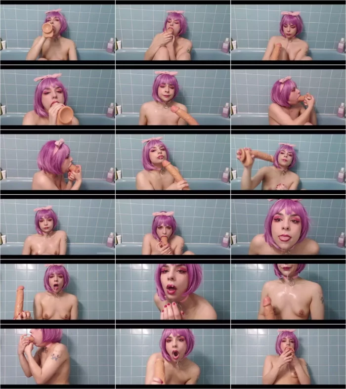 VixenxMoon - Sloppy deepthroat training; spit mess (18.05.2020) [FullHD 1080p] (Dildo)