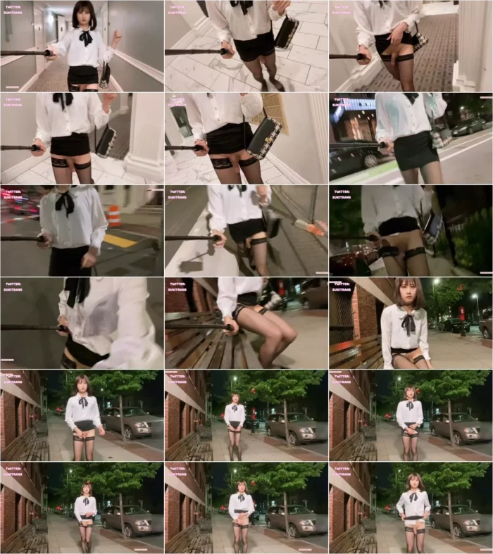 Suki TRANS - OL Style Outdoor Flash Cumshot [FullHD 1080p] (Trans)