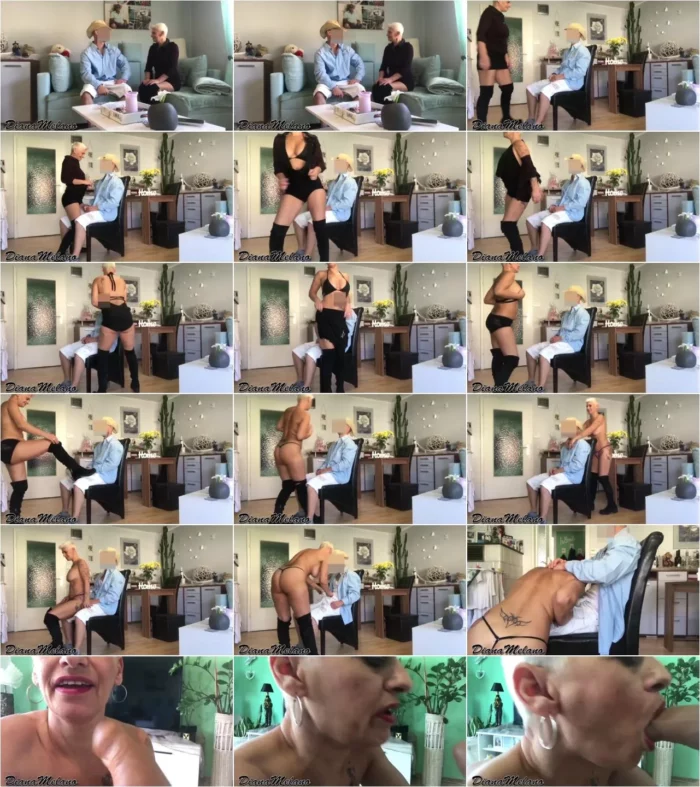 DianaMelano - XL Schwanz Eskalation mit Sperma Titten Fantreffen Strippen, Blasen [FullHD 1080p] (MDH)