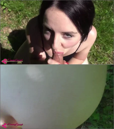 EmmaSecret - Outdoor Creampie! Teenyschlampe im Wald durchgefickt! [FullHD 1080p] (MDH)