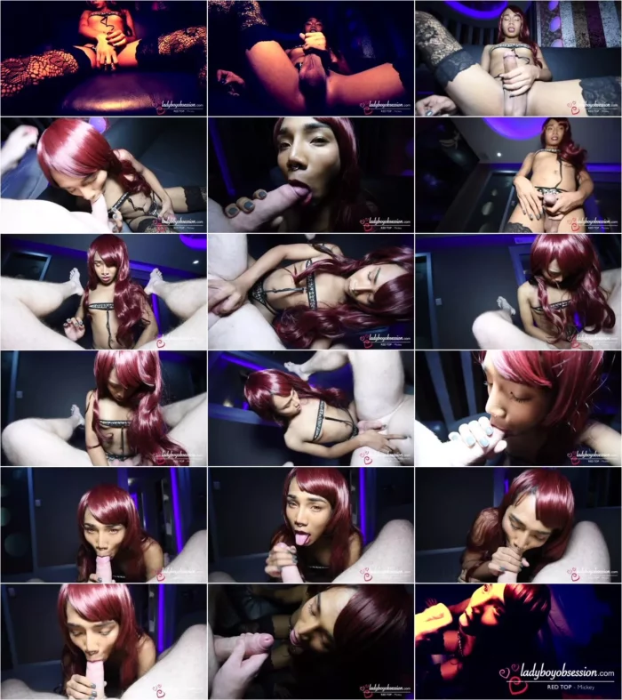 Mickey - Red Top Topping CIM [FullHD 1080p] (Ladyboyobsession)
