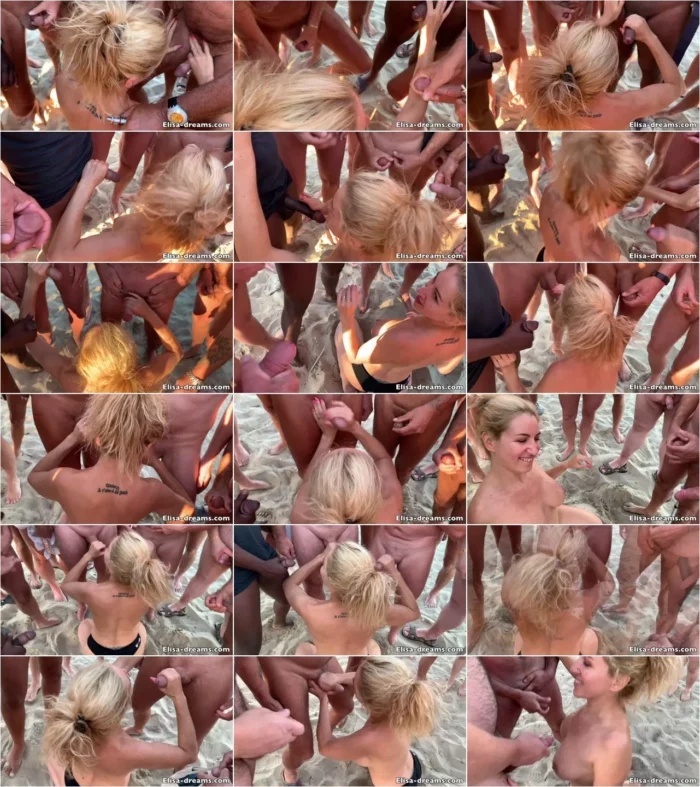 Elisa Dreams - Sex Challenge 2019 - Blowjobs and Cumshots to the beach (23.07.2020) [FullHD 1080p] (Elisa-Dreams)