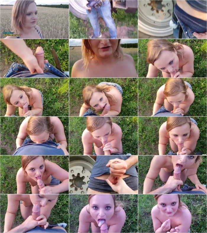 LinaMila - OMG! Treckerfahrer beim wichsen erwischt und abgeblasen! [FullHD 1080p] (MDH)