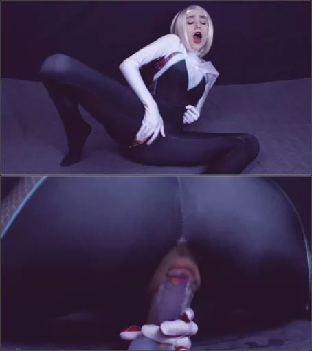 PieAllTheTime - Spider Gwen in... A Sticky Situation [FullHD 1080p] (Dildo)