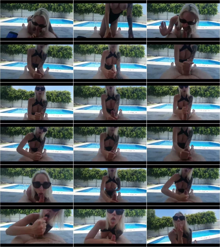 StellaCinderella - Schwanz abmelken am pool dirty talk [FullHD 1080p] (MDH)