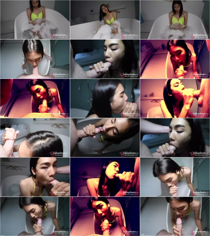 Pepper - Pepper\'s Bathtub Blowjob   [FullHD 1080p] (LadyboyObsession)