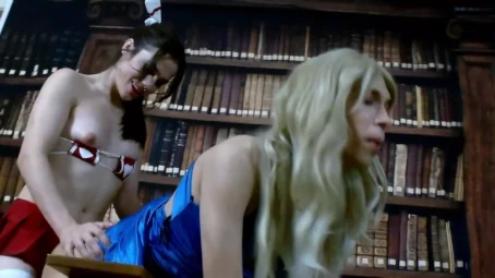 Tia Tizzianni - NYXI and Alexa SUCKING FUCKING LIBRARY (07.09.2020) [FullHD 1080p] (Trans)