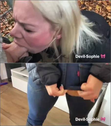 devil-sophie - Herbstsau - Einsauen bis der Kompost qualmt - Ficken bis der Jeans Fickschlitz glueht [FullHD 1080p] (MDH)
