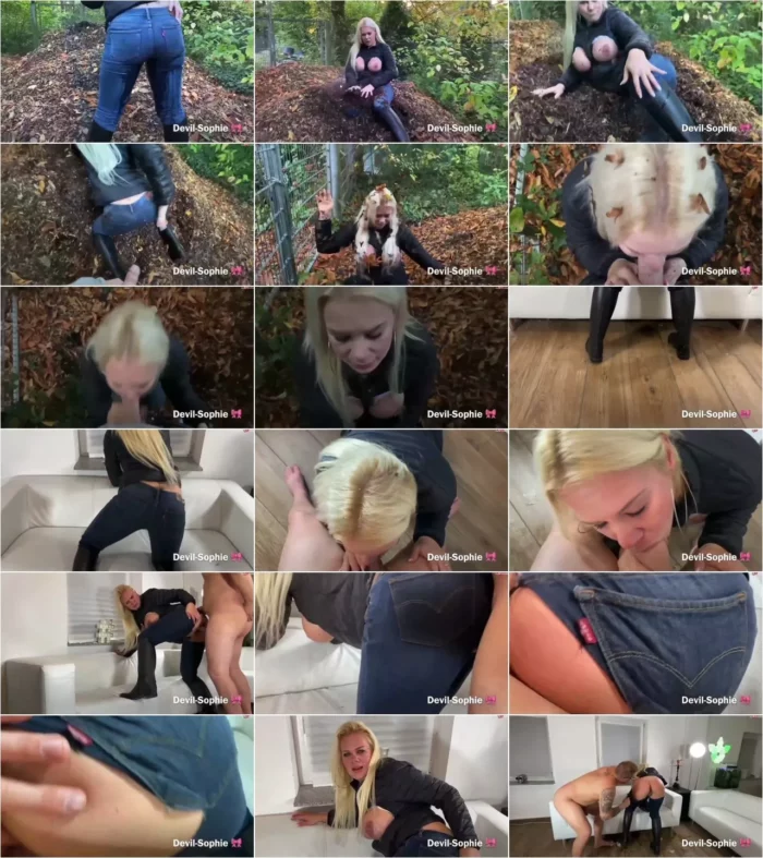 devil-sophie - Herbstsau - Einsauen bis der Kompost qualmt - Ficken bis der Jeans Fickschlitz glueht [FullHD 1080p] (MDH)