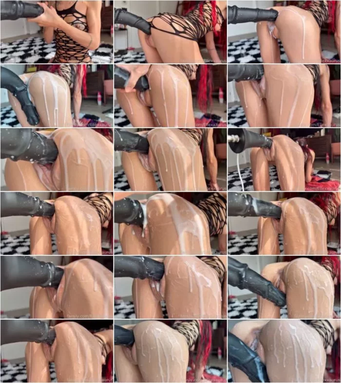 Ellexxaurus - Extreme Video 27 [FullHD 1080p] (Dildo)