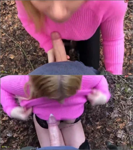 devil-sophie - Unbekannter fickt mich im Wald - Gummi ausgeleckt Spermageil [FullHD 1080p] (MDH)