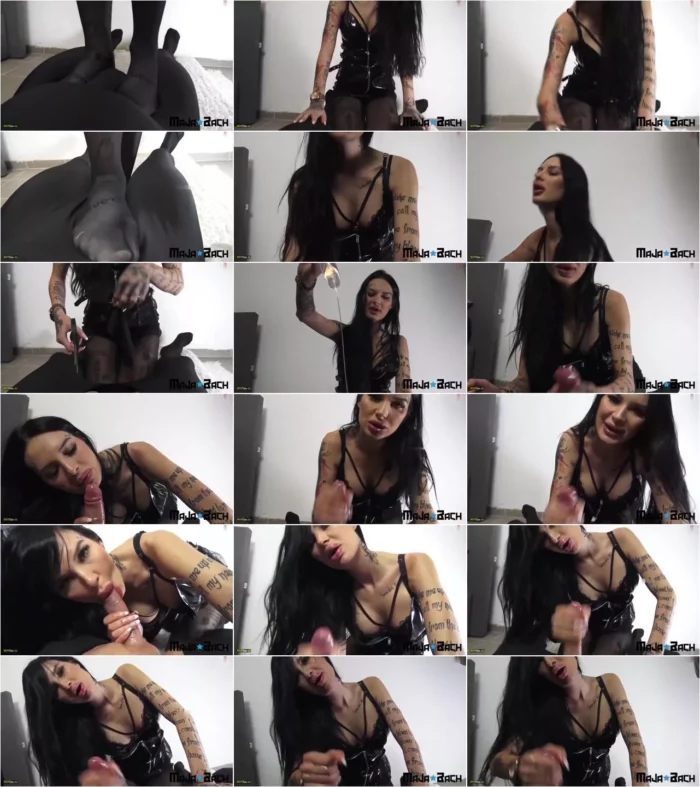 Maja-Bach - Dominante Blow,Hand,Ol, Latex Zw*ngsentsamung!!! [HD 720p] (MDH)