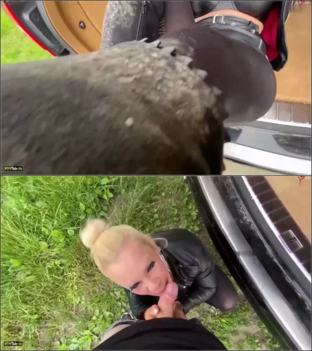 devil-sophie - Nylon Strassenflittchen offentlich beim Autosex erwischt [HD 720p] (MDH)