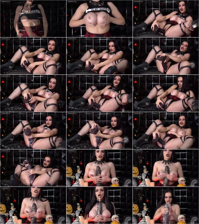 KimberleyJx - Black magic Halloween porn cosplay  [FullHD 1080p] (Dildo)