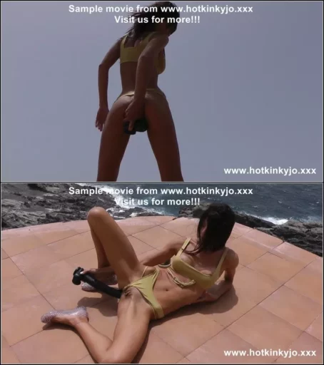 Hotkinkyjo - VIII BONUS Deep anal belly bulge prolapse at the terrace (04.01.2021) [FullHD 1080p] (Dildo)