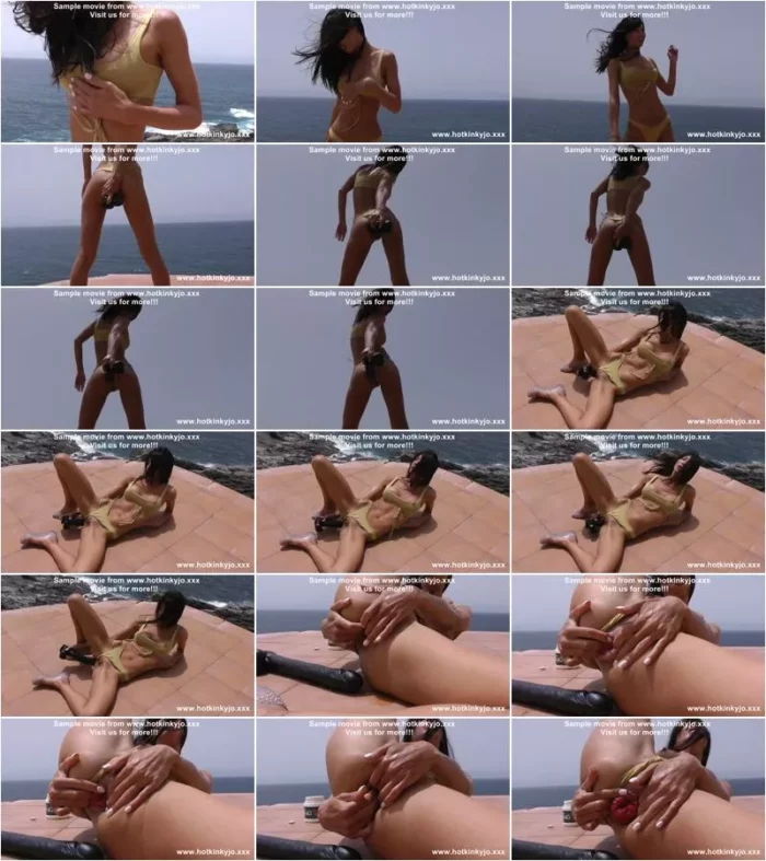Hotkinkyjo - VIII BONUS Deep anal belly bulge prolapse at the terrace (04.01.2021) [FullHD 1080p] (Dildo)