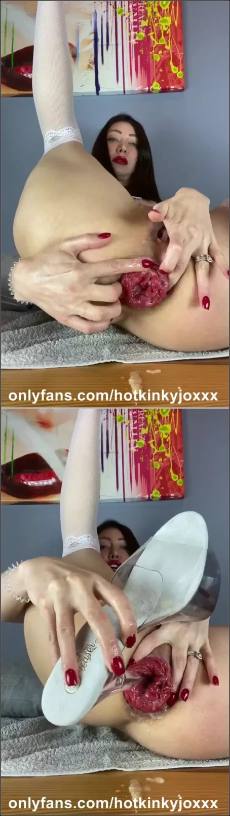 Hotkinkyjo - Shoe in prolapse 25.09.2020 [UltraHD/2K 1280p] (Dildo)