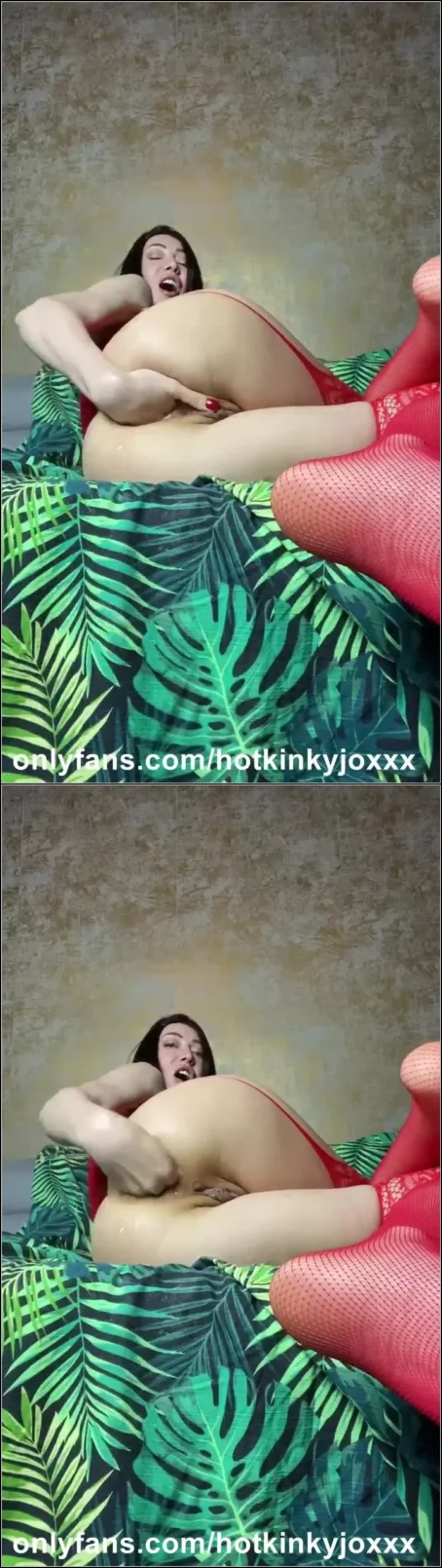 Hotkinkyjo - Anal fistfuck for my fans - Coffe tips welcomed 28.09.2020 [UltraHD/2K 1280p] (Dildo)