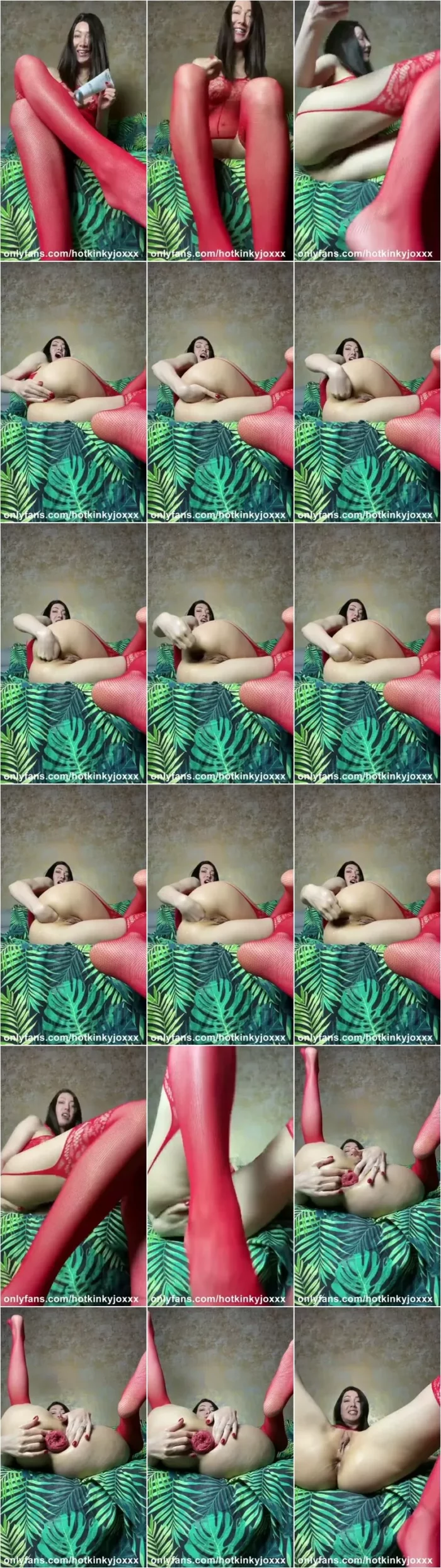 Hotkinkyjo - Anal fistfuck for my fans - Coffe tips welcomed 28.09.2020 [UltraHD/2K 1280p] (Dildo)