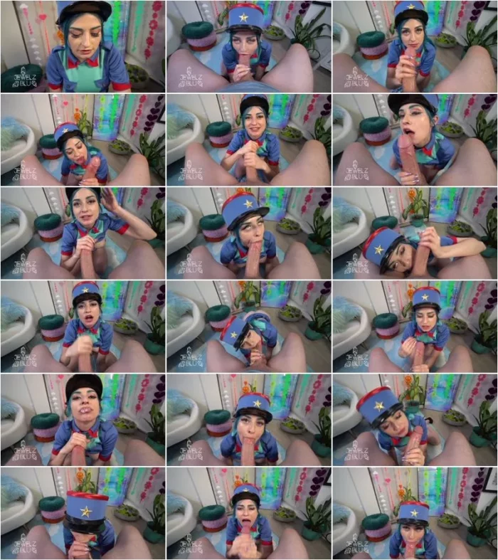 Jewelz Blu  - Officer Jenny POV Pokemon Cosplay BJ [FullHD 1080p] (Blowjob)