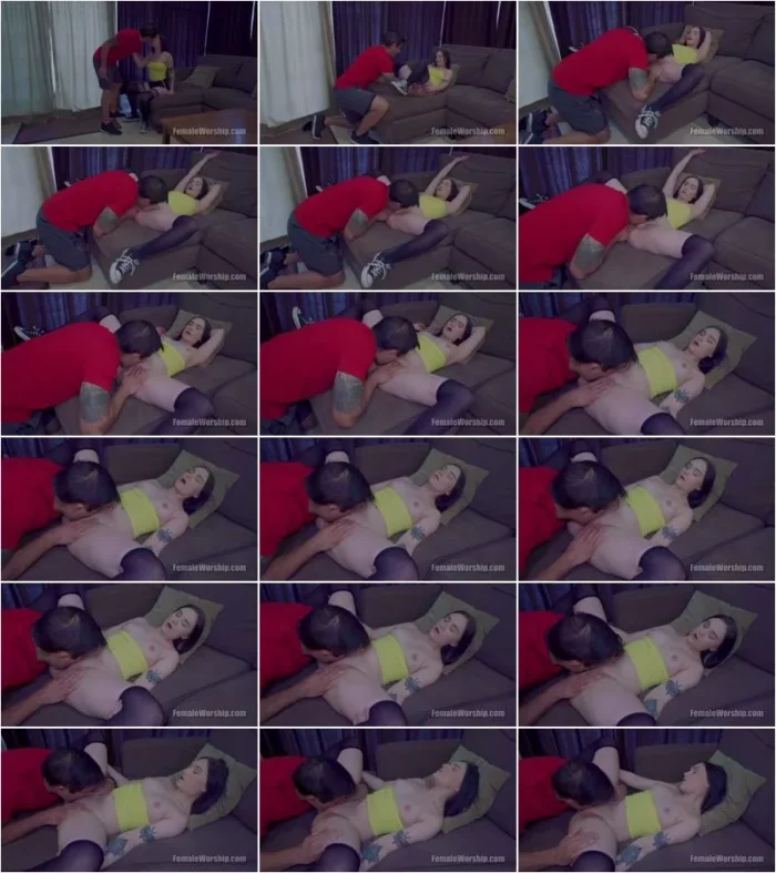 Gwen Vicious  - I Just Want A Kiss And Maybe A Little More [FullHD 1080p] (Female Worship)