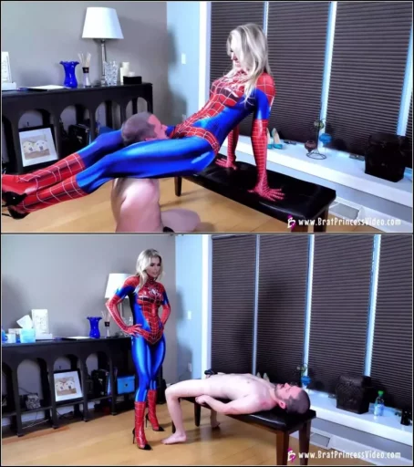 Princess Amber - Spidey Amber - Leg Scissors Innocent Citizen For Training / 16.12.2020 [FullHD 1080p] (BratPrincess)