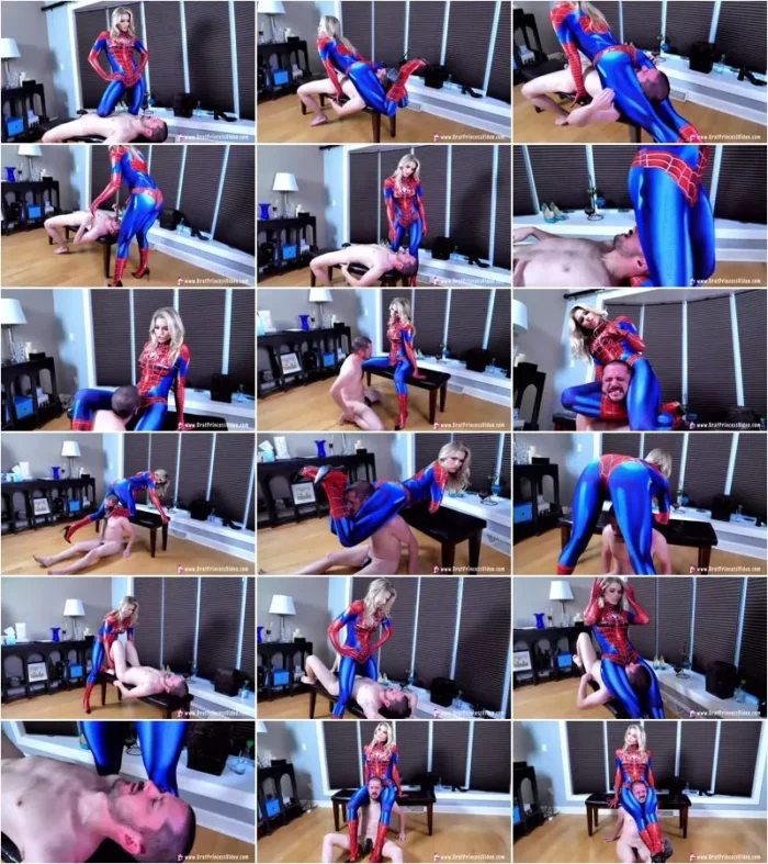 Princess Amber - Spidey Amber - Leg Scissors Innocent Citizen For Training / 16.12.2020   [FullHD 1080p] (BratPrincess)